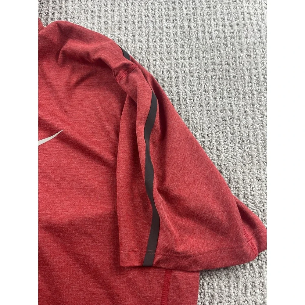 Nike Tiger Woods Collection Men's‎ L Red Dri-FIT Golf Polo Shirt 685859-687